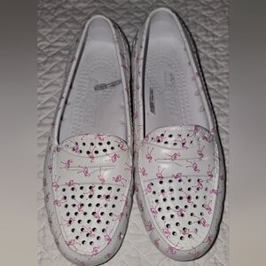 FLOAFERS Flamingo Print Women's Loafers